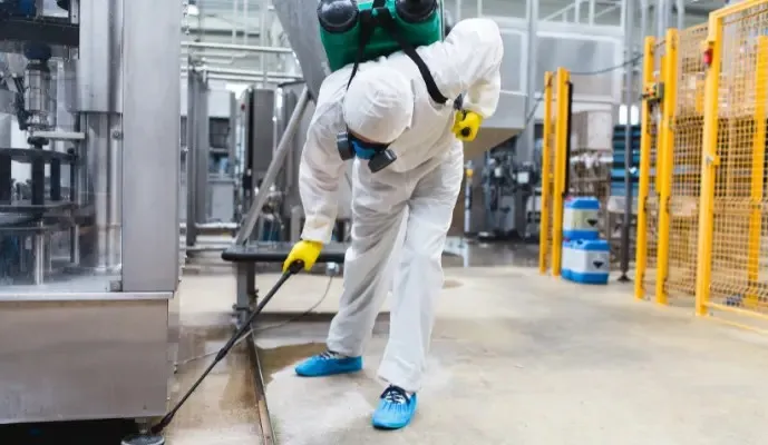 Modern commercial office building pest management